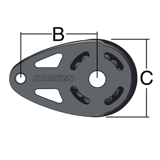 Simple ESP pulley to plate 40 mm