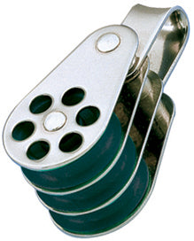 Poulie inox triple - Réa 24 mm