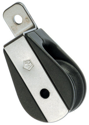 Poulie sans billes simple - Réa 18 - plat-pont