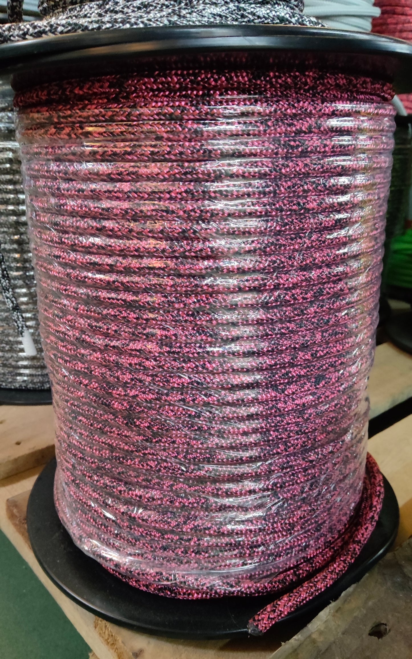 Cordage Callisto diamètre 08 noir rose