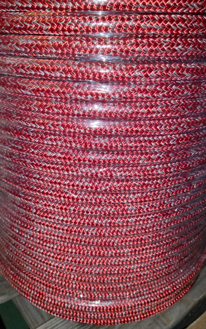 Cordage Callisto diamètre 10 rouge gris