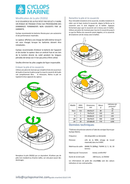 Capteur de charge Smartlink2 5T