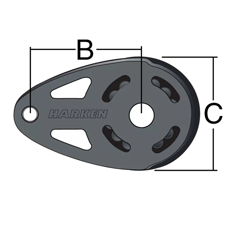 Simple ESP pulley to plate 40 mm