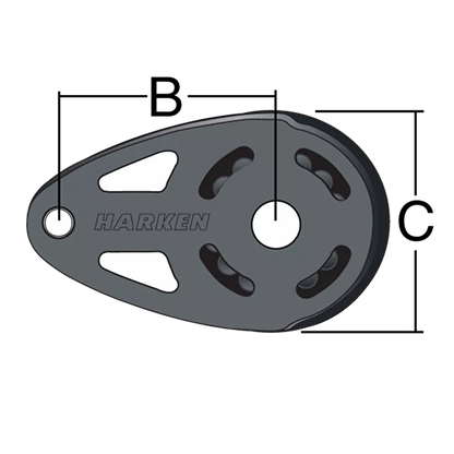 Simple ESP pulley to plate 40 mm