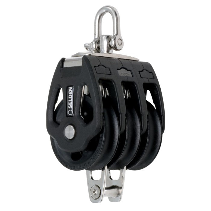 Poulie triple à ringot