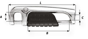 Wichard Crochet de filière - automatique - Long: 91 mm - M8*125