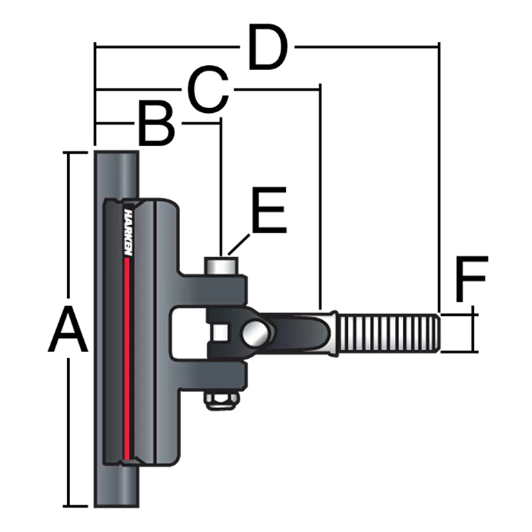 Embout tige filetée M12