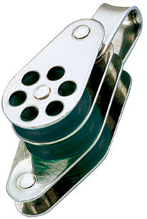Poulie inox triple - Réa 24 - Anneau ringot